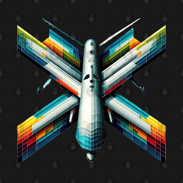 Spectrum Surveillance | MQ-9 Reaper Drone Tee by Graphic Wonders Emporium