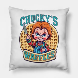Chucky's Waffles Pillow