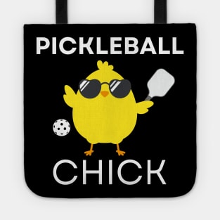 Pickleball Chick Funny Pickle Ball Gift for Women Tote