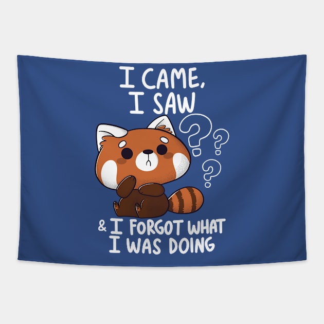 Forgetful Red Panda Tapestry by TaylorRoss1