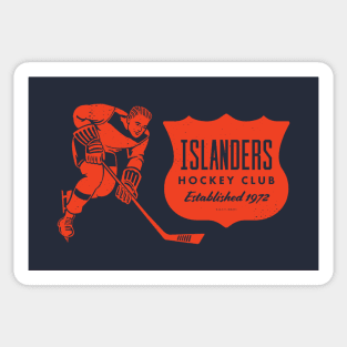 Vintage Hockey - New York Islanders (White Islanders Wordmark) Pin