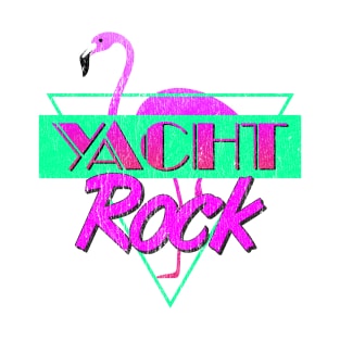 Yacht Rock Party Boat Drinking graphic 80s Faded T-Shirt