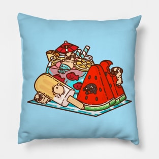 Puglie Beach Party Pillow