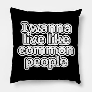 Pulp // 90s Music Fan Original Design Pillow