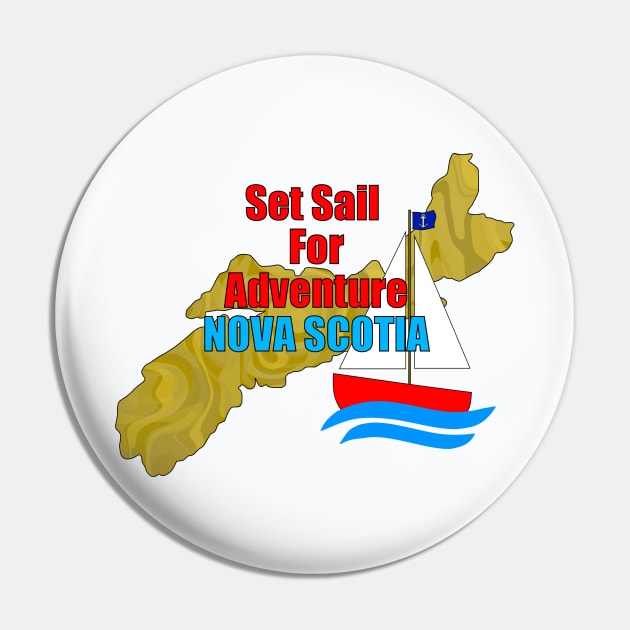 NOVA Scotia Canada Adventure Pin by SartorisArt1