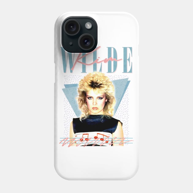 Kim Wilde / 80s Aesthetic Fan Art Design Phone Case by DankFutura