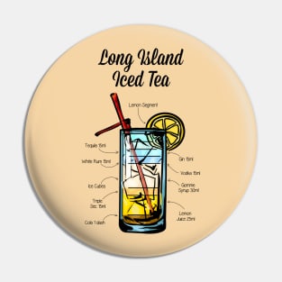 Long Island Iced Tea Cocktail Recipe Pin