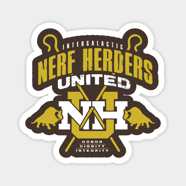 Nerf Herders United Magnet by MindsparkCreative