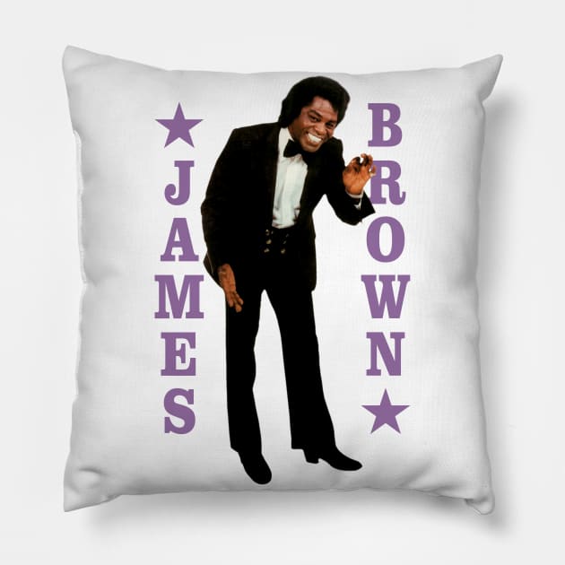 James Brown Pillow by PLAYDIGITAL2020