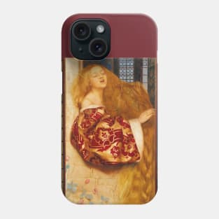 RAPUNZEL SINGS FROM THE TOWER Antique Fairy Tale Phone Case