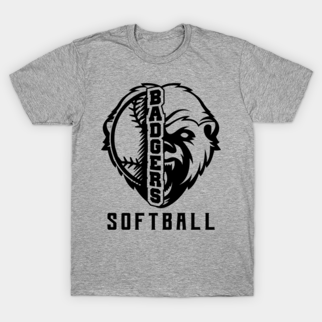 Badgers Softball Sport - White - T-Shirt