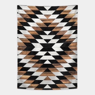 Urban Tribal Pattern No.13 - Aztec - Concrete and Wood Tapestry