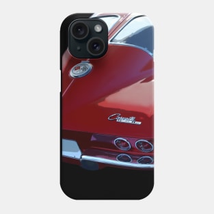 1963 Chevy C2 Corvette Sting Ray - stylized Phone Case