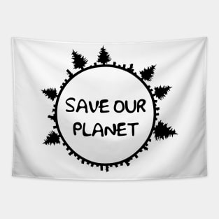 SAVE OUR PLANET Tapestry