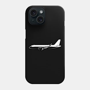 A319neo Silhouette Phone Case