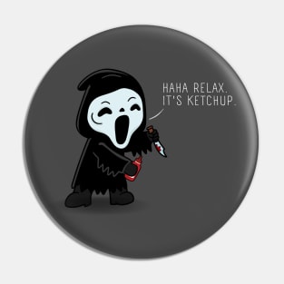 Funny Ghostface Pin