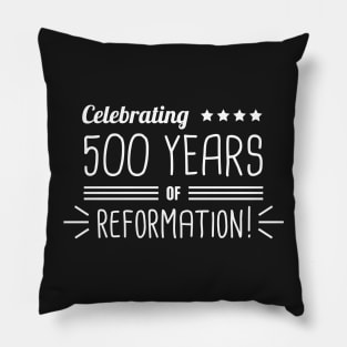 500 Year Anniversary Lutheran Protestant Reformation Pillow