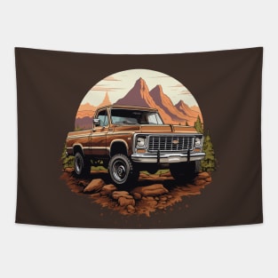 C10 Offroad in the mountains Tapestry