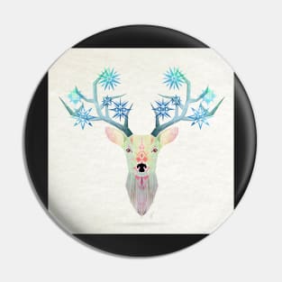 deer winter Pin