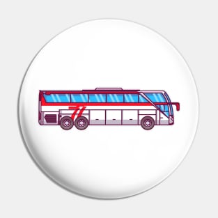 YELLOW TOURISM BUS Pin