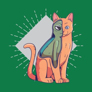 Alien cat costume T-Shirt