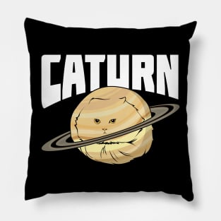 Caturn Astronomy Astronomer Gift Pillow