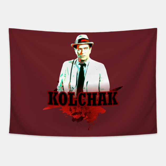 KOLCHACK IN HORROR SPLASH PAINTING Tapestry by MufaArtsDesigns