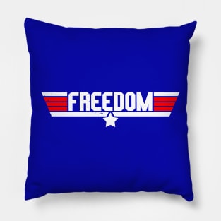 4th of July Patriotic American Slogan Pillow