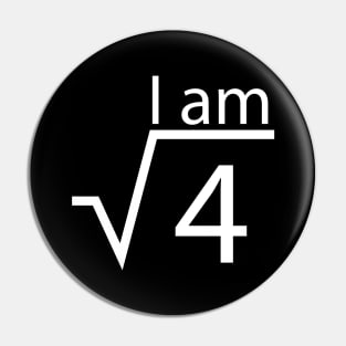 I am Two Years Old Pin