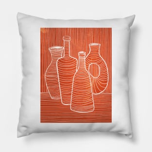 VASES 01: Terracotta Edition Pillow