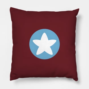 white northern star Pillow