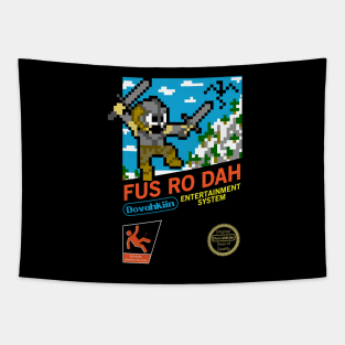 Fus Ro Bit Tapestry