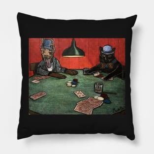 Nighttime Poker Pets Pillow