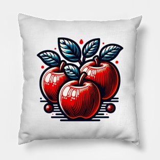 Apple Picture Art Vintage Since Retro Pillow