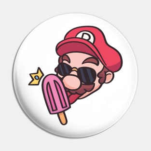 Plumber Popsicle - Summer Gaming Pin