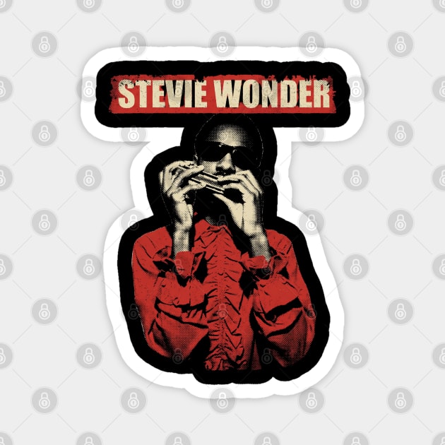 Stevie-Wonder Magnet by dtr_art