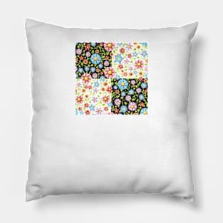 Millefiori Floral Checks Pillow