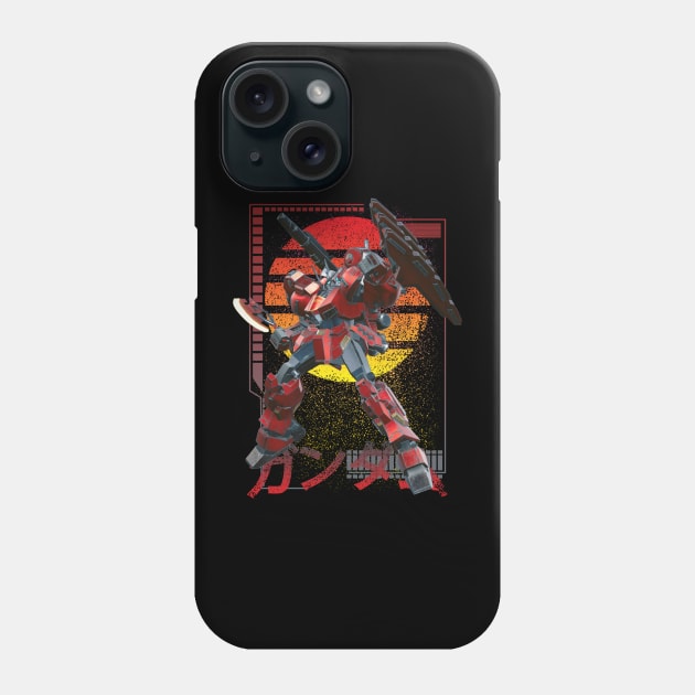 Exia Red Armored Phone Case by gblackid