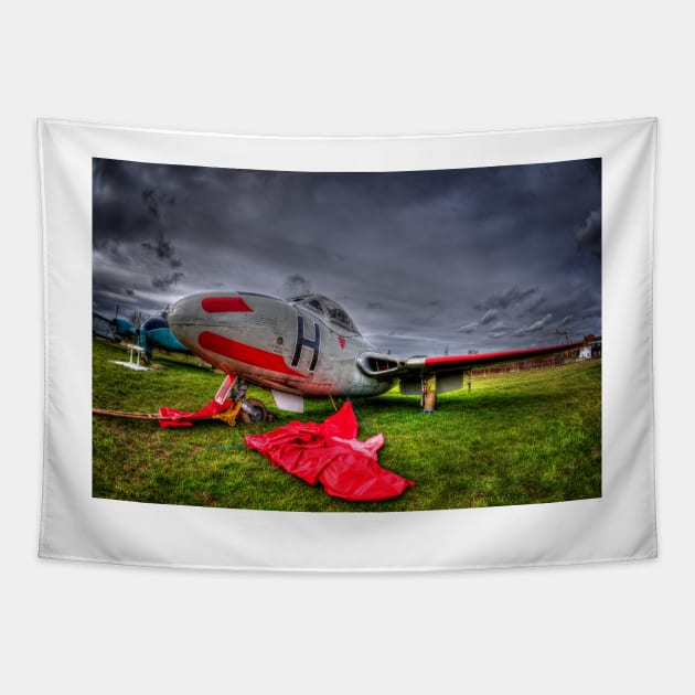 De Havilland DH115 Vampire T.ll Tapestry by Nigdaw