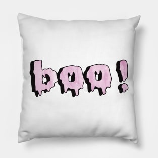 Boo! Halloween Funny Art Pillow