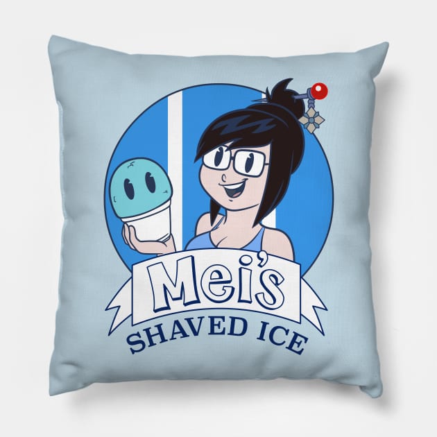 Mei's Shaved Ice Pillow by omegalbagel