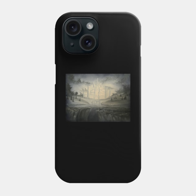 Castle in Twilight Phone Case by J&S mason