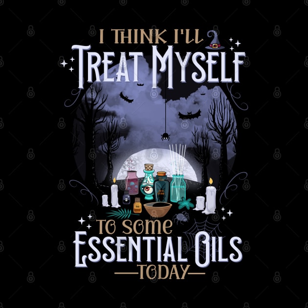 Funny Halloween essential oil humor by Jandjprints