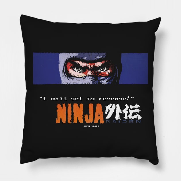 Ninja Gaiden Pillow by BlackCollarPolitics