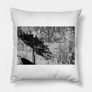 Shadow - San Gimignano, Tuscany, Italy Pillow