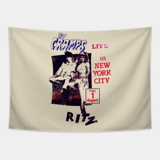 The Cramps Live in New York Tapestry