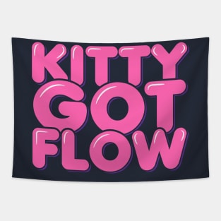 Cat Hip Hop Kitty Got Flow Tapestry