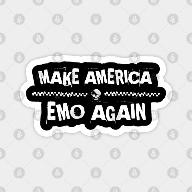 make america emo again Magnet by giselegato