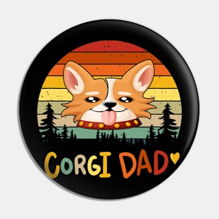 Corgi Dad  (45) Pin