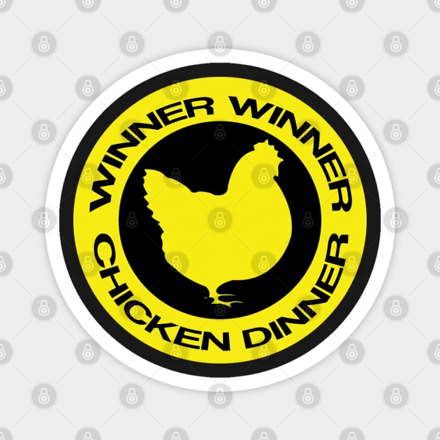 winner winner chicken dinner shirt Magnet by TheAwesome